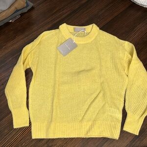 Everlane yellow soft sweater